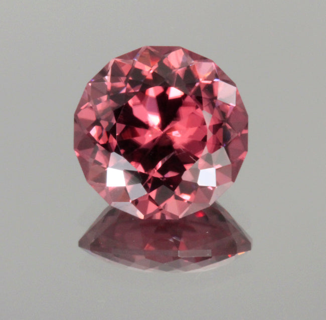 Imperial Zircon Round Portuguese cut 8.00 Carats