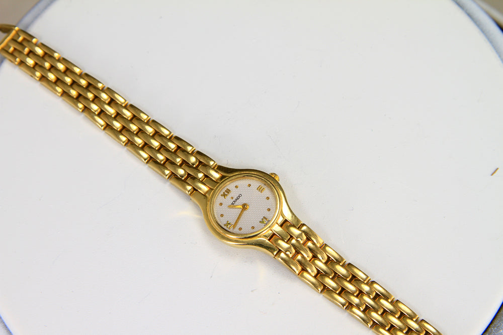 Estate Movado Watch 14 Karat Yellow Gold