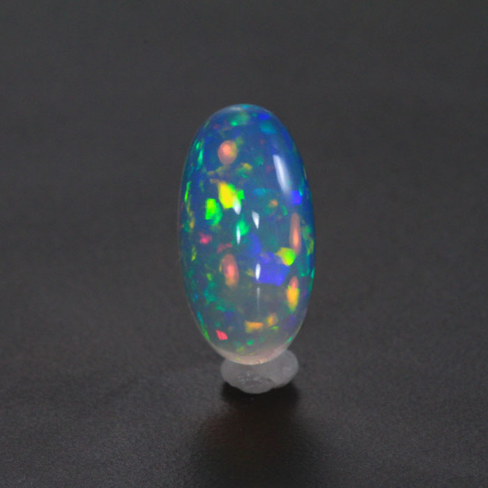 Crystal Oval Cabochon Cut Welo Opal Gemstone 5.39 Carats