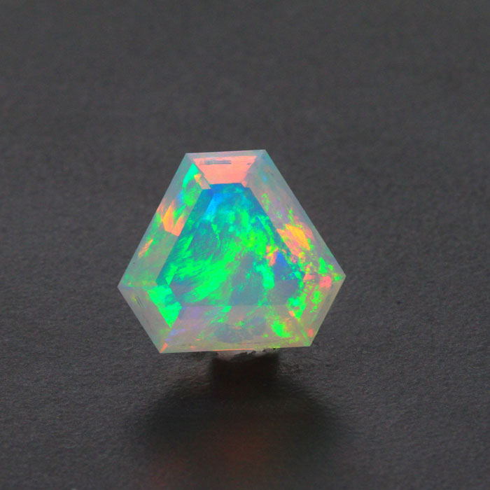 Faceted Triangle Welo Opal Gemstone 5.09 Carats