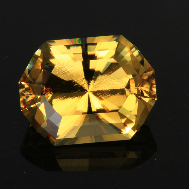 Yellow Modified Emerald Cut Scapolite 4.55 ct