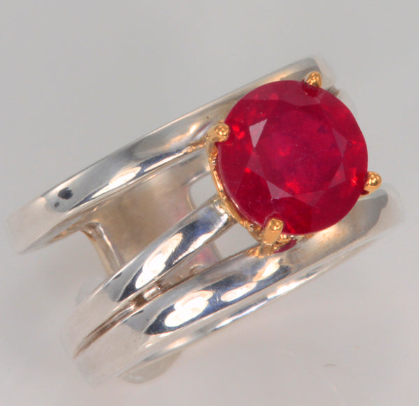 Ruby Ring 3.78 Carat