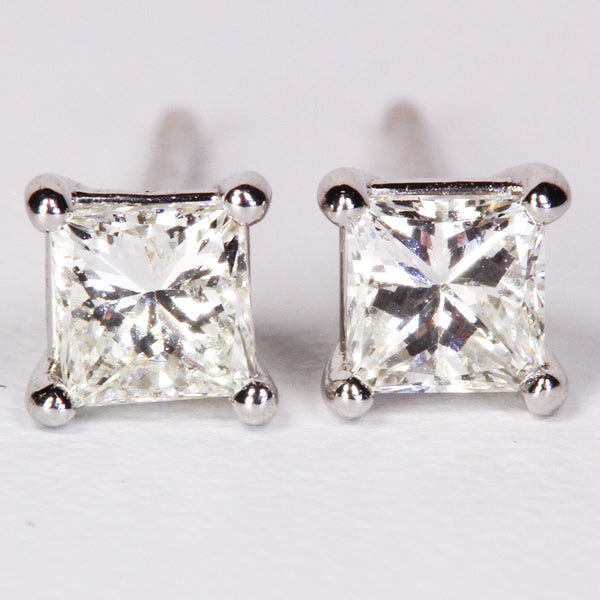 Diamond Stud Earrings .42 Carat