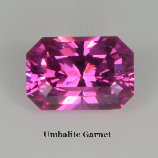 Umbalite Garnet 3.18 Carat Emerald Cut