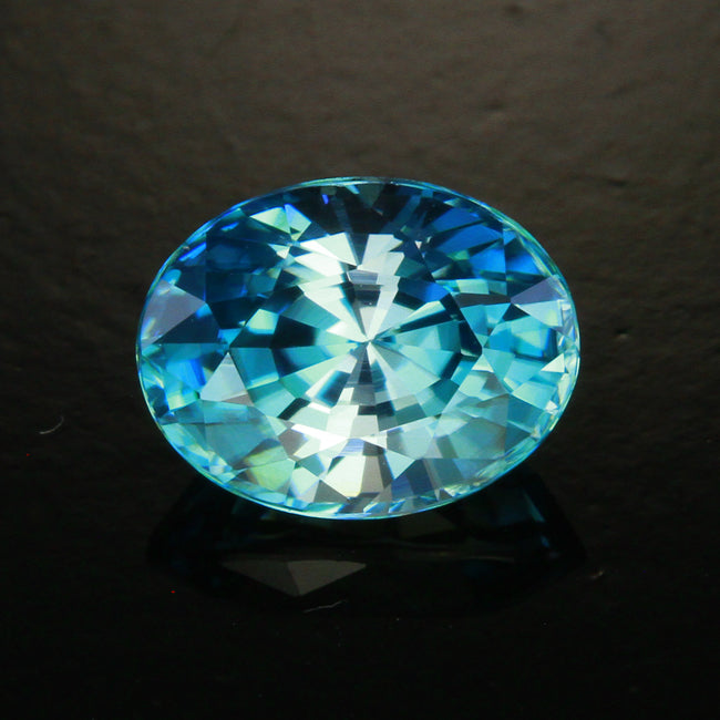 Blue Zircon Oval 2.24 Carats