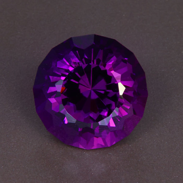 Round Brilliant Cut Amethyst Gemstone 13.05cts