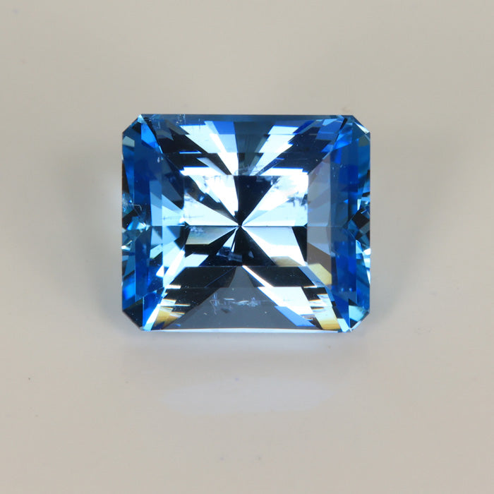 Barion Style Emerald Cut Aquamarine Gemstone 6.42cts