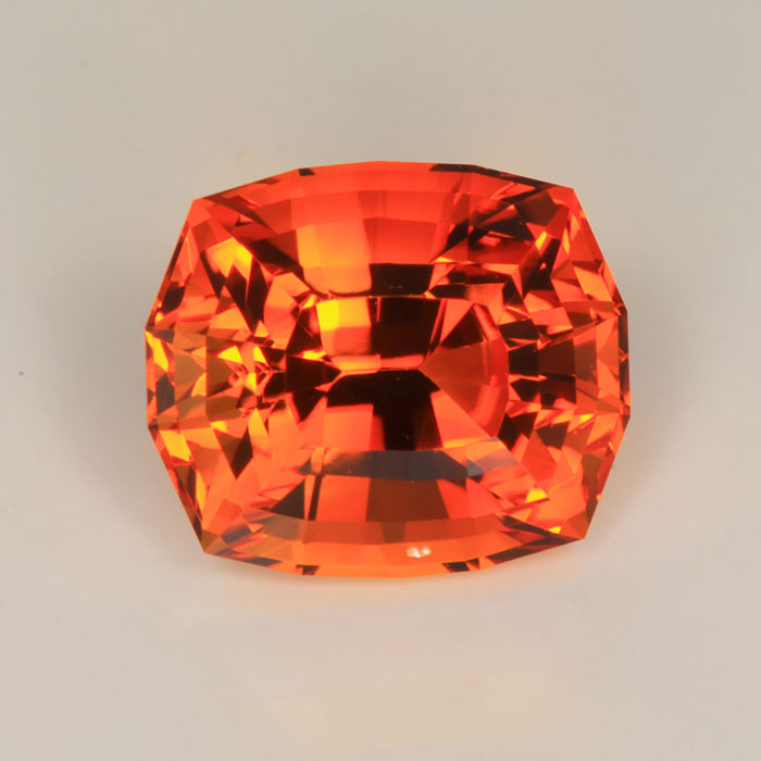 Stepped Antique Cushion Citrine Gemstone 5.80cts