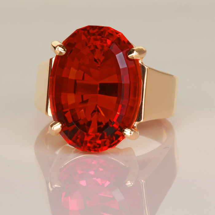 Red citrine jewelry store
