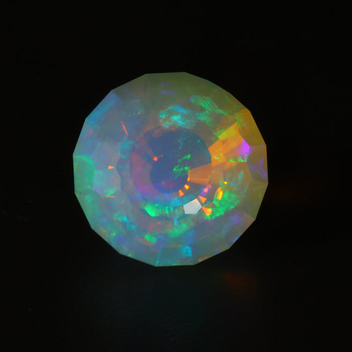 Faceted Round Welo Opal