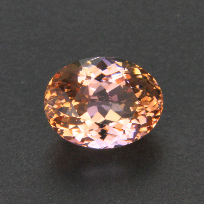 Peach Oval Fancy Tanzanite Gemstone 2.20 Carats