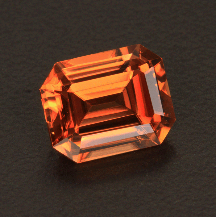 Emerald Cut Imperial Zircon 