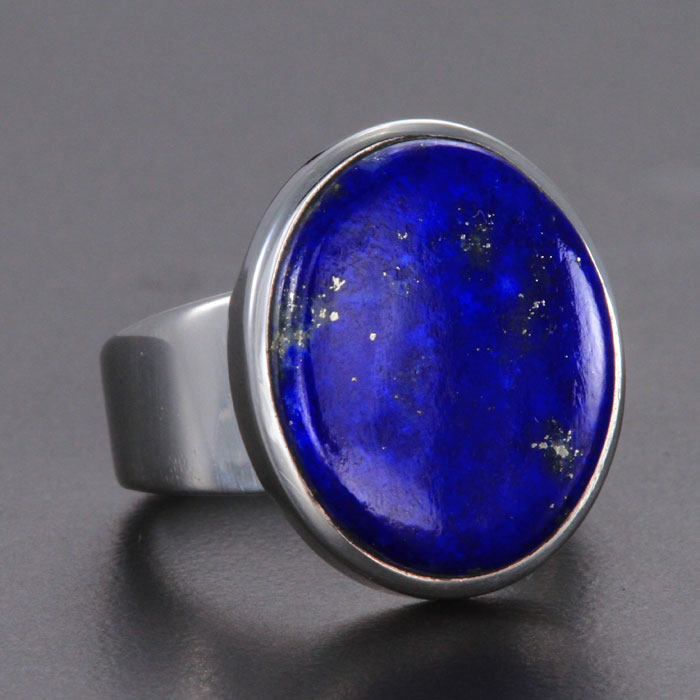 Sterling Silver Lapis Ring