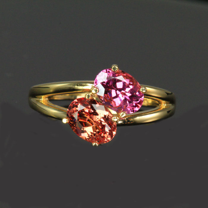 14kt Yellow Gold Mahenge Garnet Ring