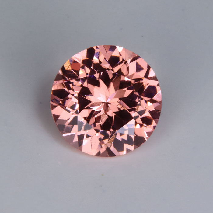 Round Brilliant Cut Malaya Garnet 