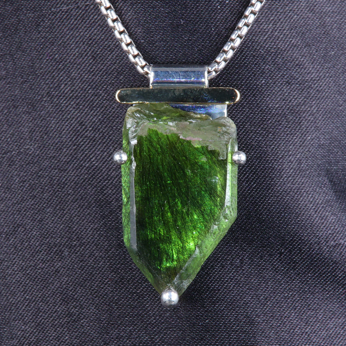 Peridot Crystal Pendant