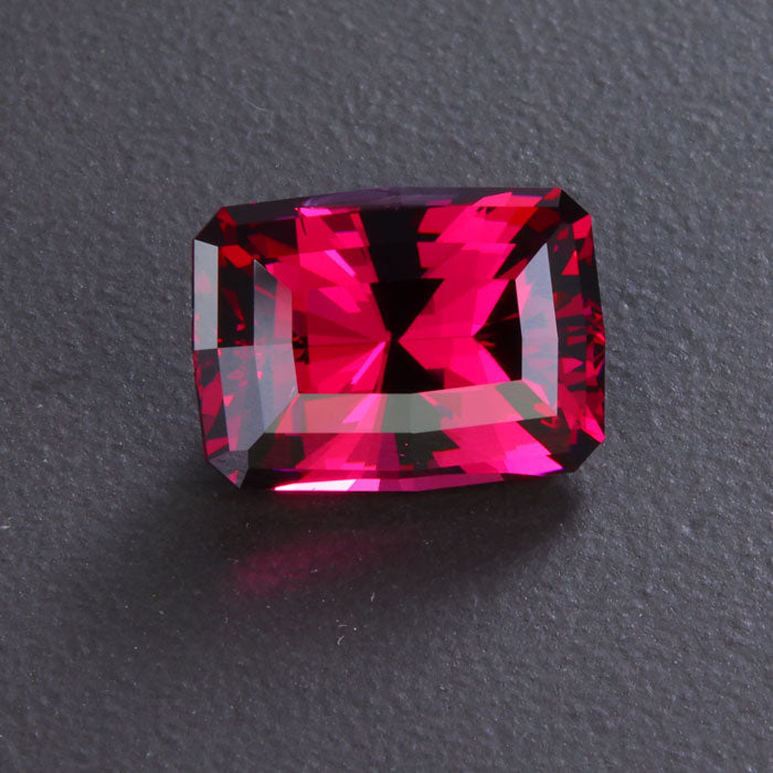 Barion Style Emerald Cut Rhodolite Garnet Gemstone 6.43 Carats