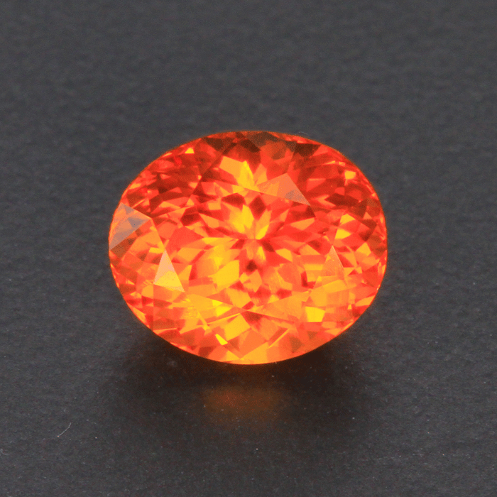 Hold Adam Orange Oval Spessartite Garnet 2.87 Carats