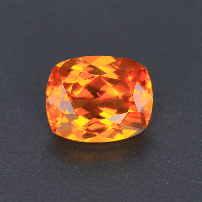 Orange Antique Cushion Spessartite Garnet 2.96 Carats