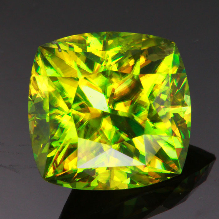 Yellow on sale green gemstone