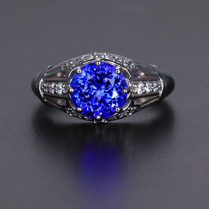 Tanzanite and Diamond Ring