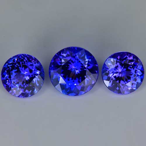 Trio of Tanzanite Gemstone 5.25cts total