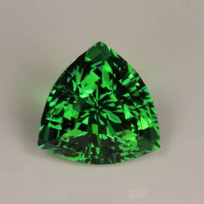 Blue Green Stepped Trilliant Tourmaline Gemstone 4.30 Carats