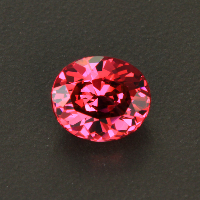 Violet Red Oval Umbalite Garnet Gemstone 3.72 Carats