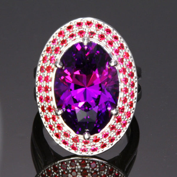 Ruby amethyst ring store