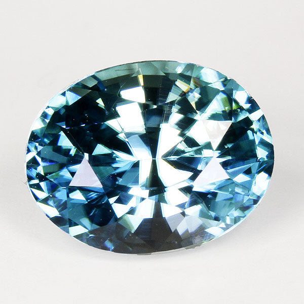 Blue Zircon Oval 2.80 carats