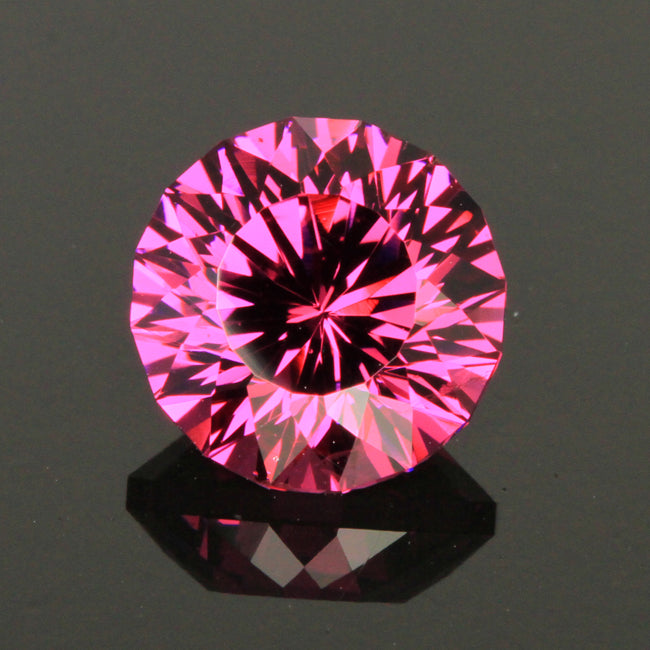 Violet/Red Round Brilliant Umbalite Garnet 5.30 Carats