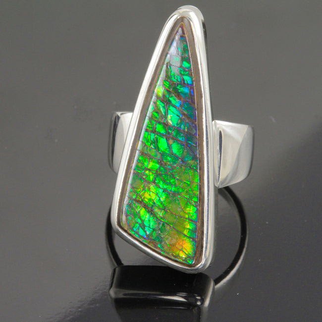 ammolite ring