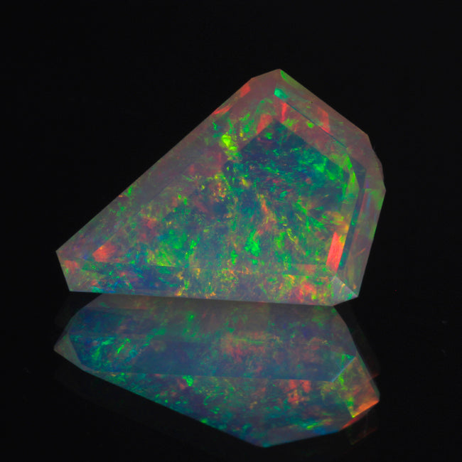 Ethiopian Welo Opal Faceted Kite 4.09 Carat