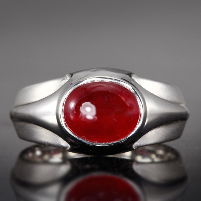 Mens Ruby Ring