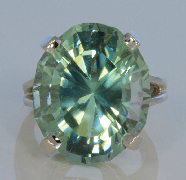 Praisiolite Ring 25.58 Carat