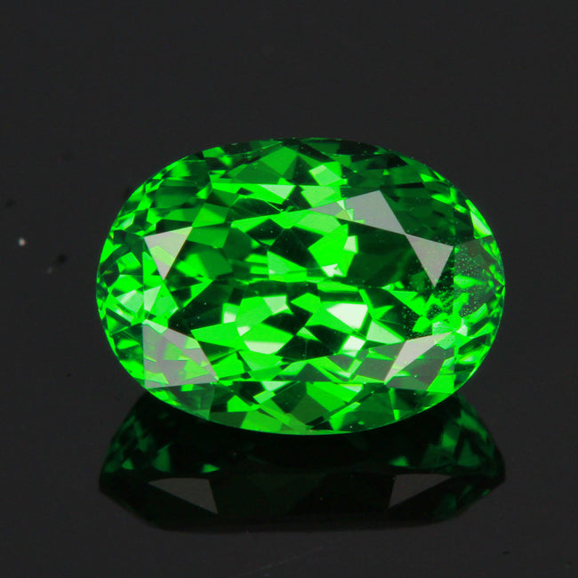 Green Oval Tsavorite Garnet Gemstone 2.76 Carats