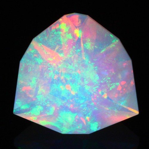 Faceted Welo Opal Weighs 12 Carats 