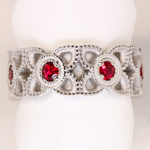 Ruby Ring Designed By Christopher Michael .76 Carat