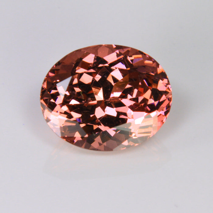 Reddish/Brown Oval Malaya Garnet Gemstone 6.38 Carat