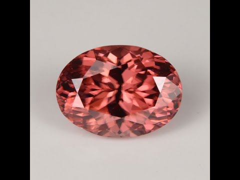 Oval Imperial Zircon Gemstone 8.52 cts