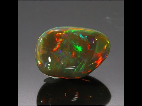 Black Freeform Cabochon Opal 19.80 Carats