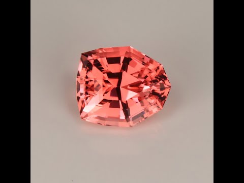 Stepped Shield Tourmaline Gemstone 7.39cts