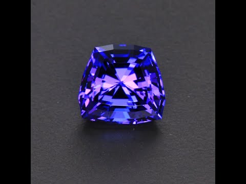 Blue Violet Shield Tanzanite Gemstone 6.13 Carats