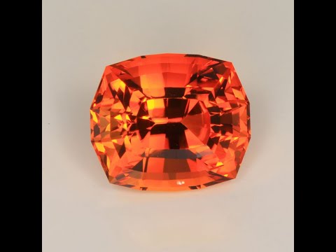 Stepped Antique Cushion Citrine Gemstone 5.80cts