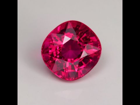 On hold for Paul Antique Cushion Rubellite Tourmaline Gemstone 2.94cts