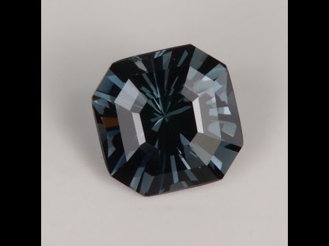 Square Brilliant Grey Spinel gemstone 1.55cts