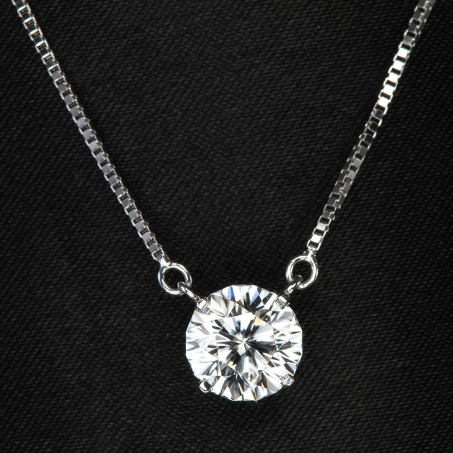 White zircon pendants top
